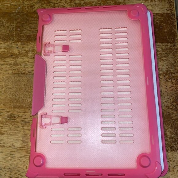 New plastic hardshell for MacBook 12.5 x 9” hot pink with keyboard cover - Picture 3 of 5